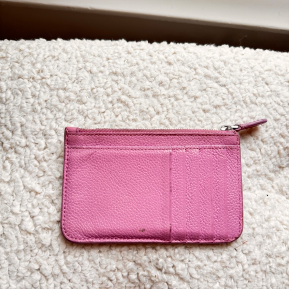Balenciaga Long Cash & Card Holder in Lilac Leather & Black Logo - Picture 2 of 4
